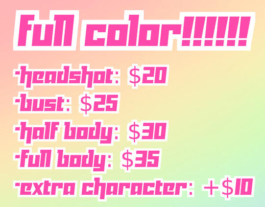 full color prices